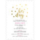 White Her Day Confetti Dot Invitations Image 4 of 6